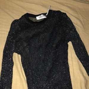 Mesh glitter shirt